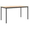 vidaXL Bar Table 200 x 100 x 105 cm Solid Pine Wood Natural