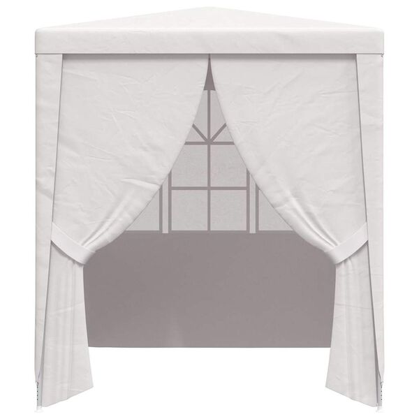 vidaXL Professional Party Tent with Side Walls 2x2 m White 90 g/m&sup2;