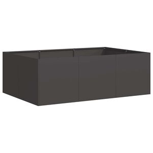 vidaXL Planter Black 120x80x40 cm Steel