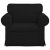 vidaXL Sofa Black 95 x 82 x 80 cm Fabric