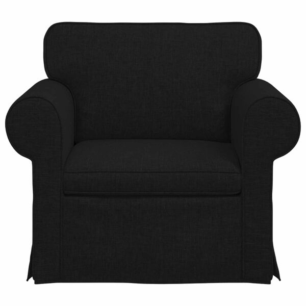 vidaXL Sofa Black 95 x 82 x 80 cm Fabric
