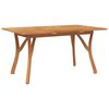 vidaXL 7 Piece Garden Dining Set Solid Wood Acacia