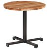vidaXL Bistro Table Round &Oslash;80x75 cm Solid Acacia Wood