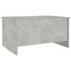 vidaXL Coffee Table Concrete Grey 80x55.5x41.5 cm Engineered Wood