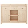vidaXL Sideboard 100x35x74,5 cm Solid Wood Pine