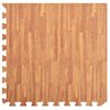 vidaXL Floor Mats 12 pcs Wood Grain 4.32 ㎡ EVA Foam