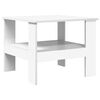 vidaXL Coffee Table White 57 x 55 x 45 cm Engineered Wood