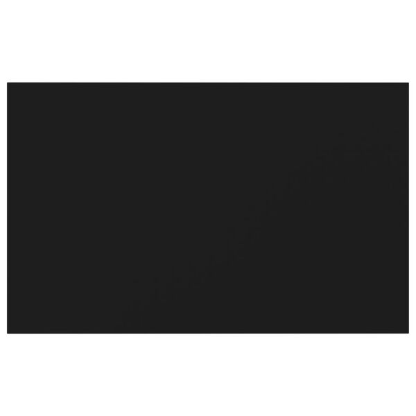 vidaXL Bookshelf Boards 4 pcs Black 80x50x1.5 cm Engineered Wood