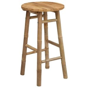 vidaXL Garden Stool Natural &Oslash; 38 x 68 cm Bamboo
