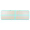 vidaXL Inflatable Gymnastics Mat with Pump 600x100x10 cm PVC Green
