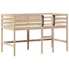 vidaXL Kids' Loft Bed without Mattress 90x190 cm Solid Wood Pine