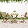 vidaXL Folding Garden Chairs 2 pcs 58x54.5x90 cm Solid Wood Acacia