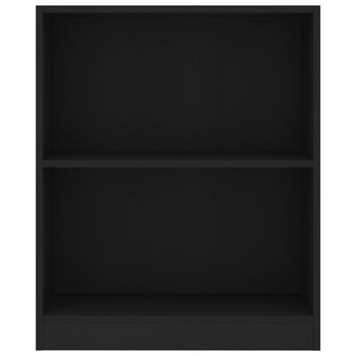 vidaXL Bookshelf Black 60x24x76 cm Engineered Wood