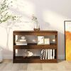 vidaXL Book Cabinet/Room Divider Brown Oak 100x30x72 cm