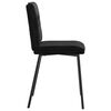 vidaXL Dining Chairs 4 pcs Black Velvet