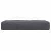 vidaXL Pallet Cushion Melange Anthracite 60x60x9.5 cm Fabric