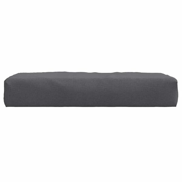 vidaXL Pallet Cushion Melange Anthracite 60x60x9.5 cm Fabric