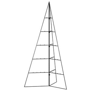 vidaXL Metal Christmas Tree for Decoration Black 100 cm