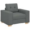 vidaXL Sofa Chair Dark Grey 60 cm Fabric