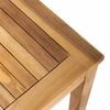 vidaXL Garden Bench Natural 110 x 64 x 76.5 cm Solid teak wood