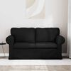 vidaXL Sofa 120cm Black Metal