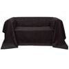 Micro-suede Couch Slipcover Brown 270 x 350 cm