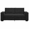 vidaXL 2-Seater Sofa Black 180x78x84 cm Velvet