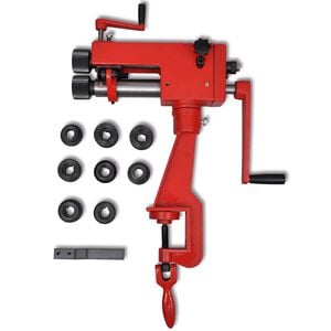 vidaXL Manual Tube Beading Machine