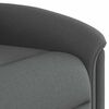 vidaXL Massage Recliner Chair Dark Grey Fabric