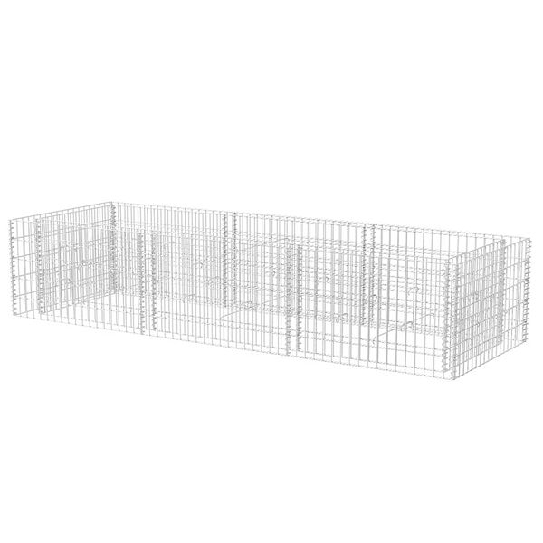 vidaXL Gabion Raised Bed Steel 270x90x50 cm