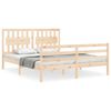 vidaXL Bed Frame without Mattress King Size Solid Wood