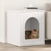 vidaXL Cat House White 53 x 52 x 62 cm Engineered Wood
