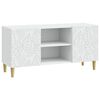 vidaXL TV Cabinet 102 x 34.5 x 50 cm White Engineered Wood