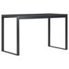 vidaXL Computer Desk | Black | Engineered wood and powder-coated metal