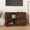 vidaXL TV Cabinet Brown Oak 73x35.5x47.5 cm Engineered Wood