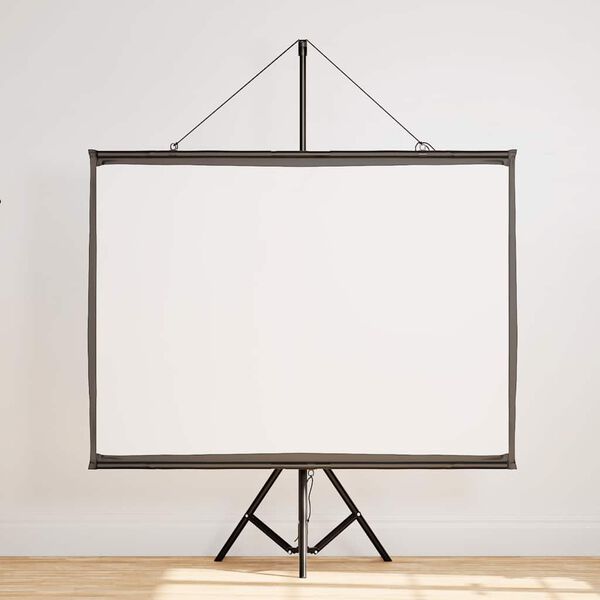 vidaXL Projection Screen with Tripod 72 Inch 4:3