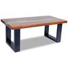vidaXL Coffee Table Teak Resin 100x50 cm