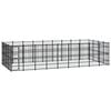 vidaXL Outdoor Dog Kennel Steel 33,18 m&sup2;