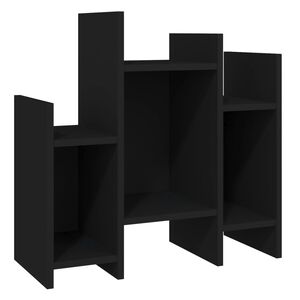 vidaXL Side Cabinet | Black | Engineered Wood | Medium | Side Cabinet