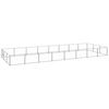 vidaXL Dog Kennel Silver 24 m&sup2; Steel