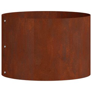 vidaXL Planter Ring Brown 30 x 30 x 20 cm Weathering Steel