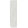 vidaXL Book Cabinet/Room Divider White 40x35x135 cm Solid Pinewood