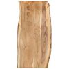 vidaXL Table Top Solid Acacia Wood 118x(50-60)x2,5 cm