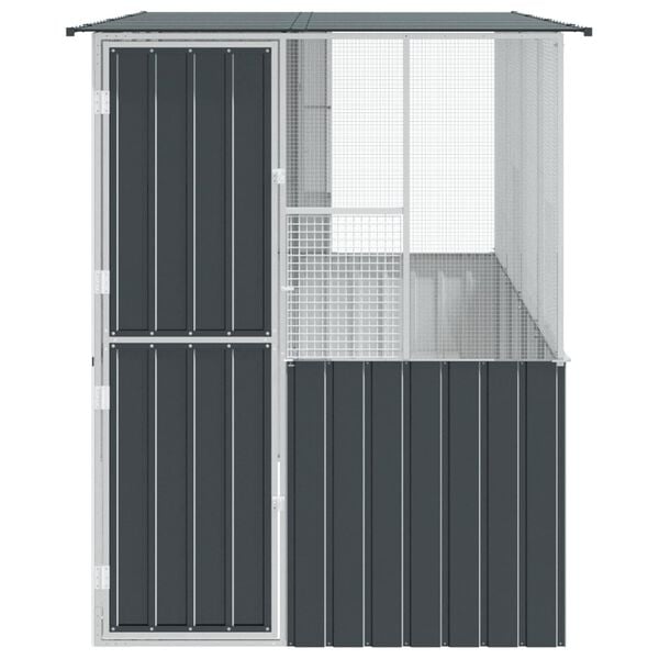 vidaXL Bird Cage Anthracite 315 x 167 x 200 cm Galvanised steel