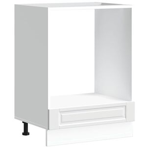 vidaXL Oven Cabinet "Porto" White Engineered Wood