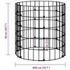vidaXL Circular Gabion Pole Galvanised Steel Ø50x50 cm