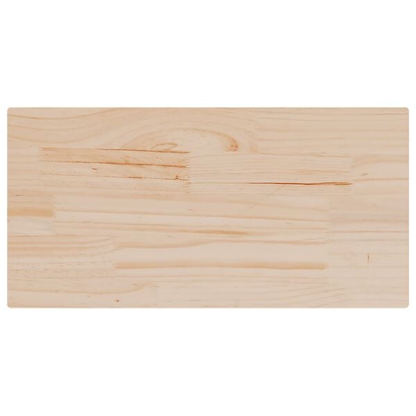 vidaXL Table Tops 2 pcs 60x30x2.5 cm Rectangular Solid Wood Pine
