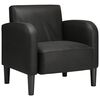 vidaXL Sofa Chair with Armrests Black 54 cm Faux Leather