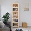 vidaXL Book Cabinet 50x35x183 cm Solid Wood Pine