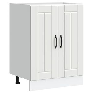 vidaXL Sink Base Cabinet "Lucca" White Engineered Wood